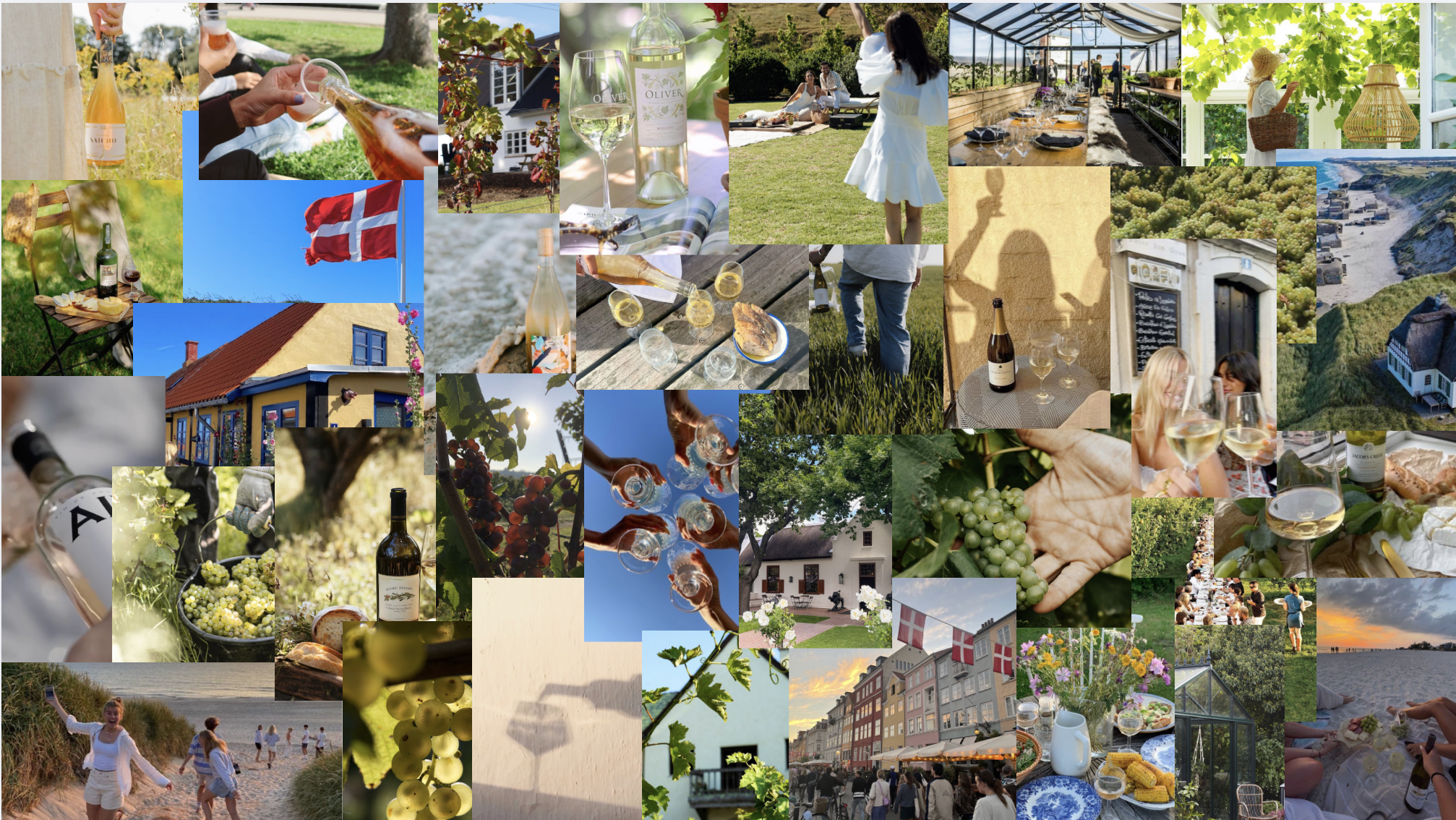 Havblink moodboard/collage