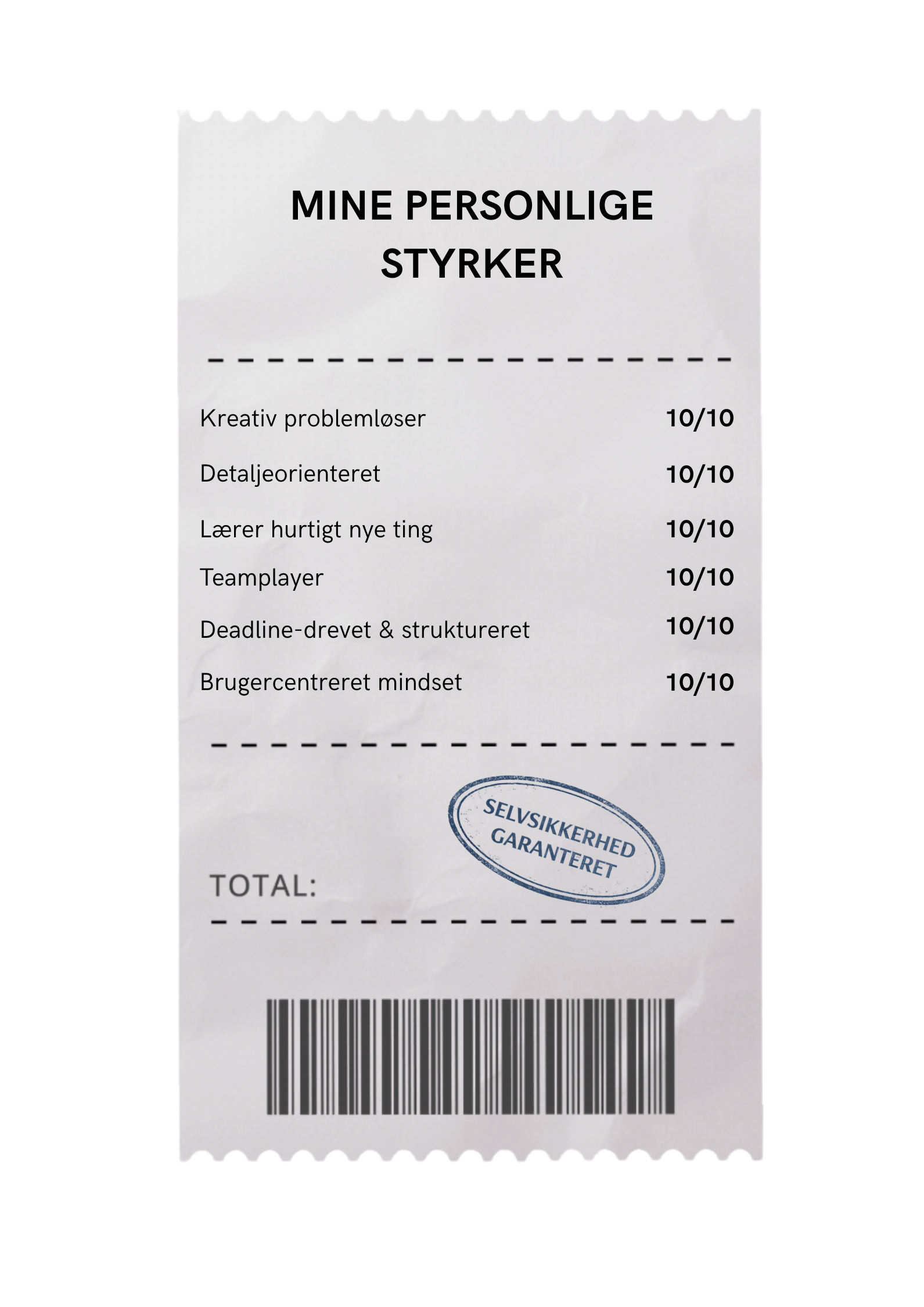 Mine personlige styrker